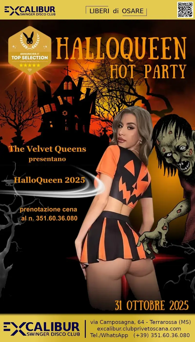 Swinger club prive evento HalloQueen 2025